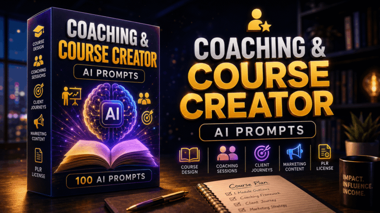 Coaching & Course Creator AI Prompts