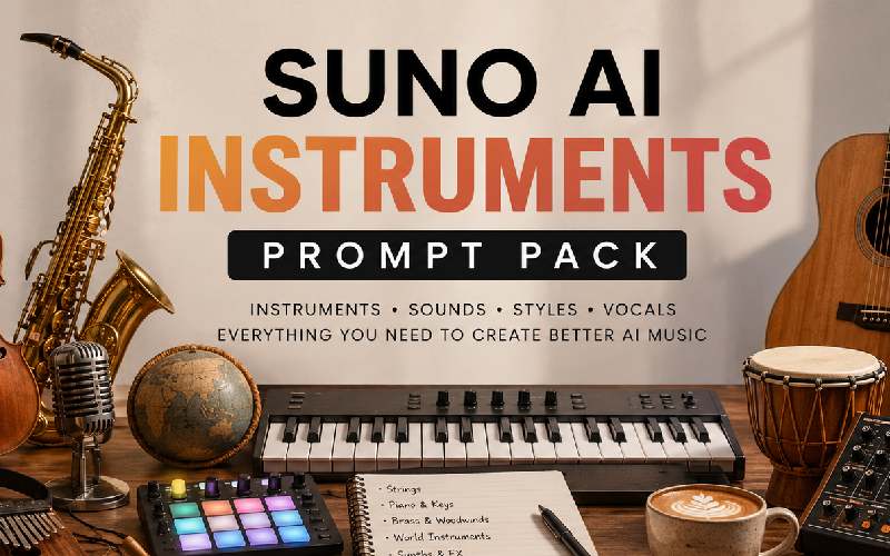 Suno AI Prompt Guide (Instruments)